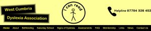 West Cumbria Dyslexia Assoc supported by Vivienne Tregidga Impact 108